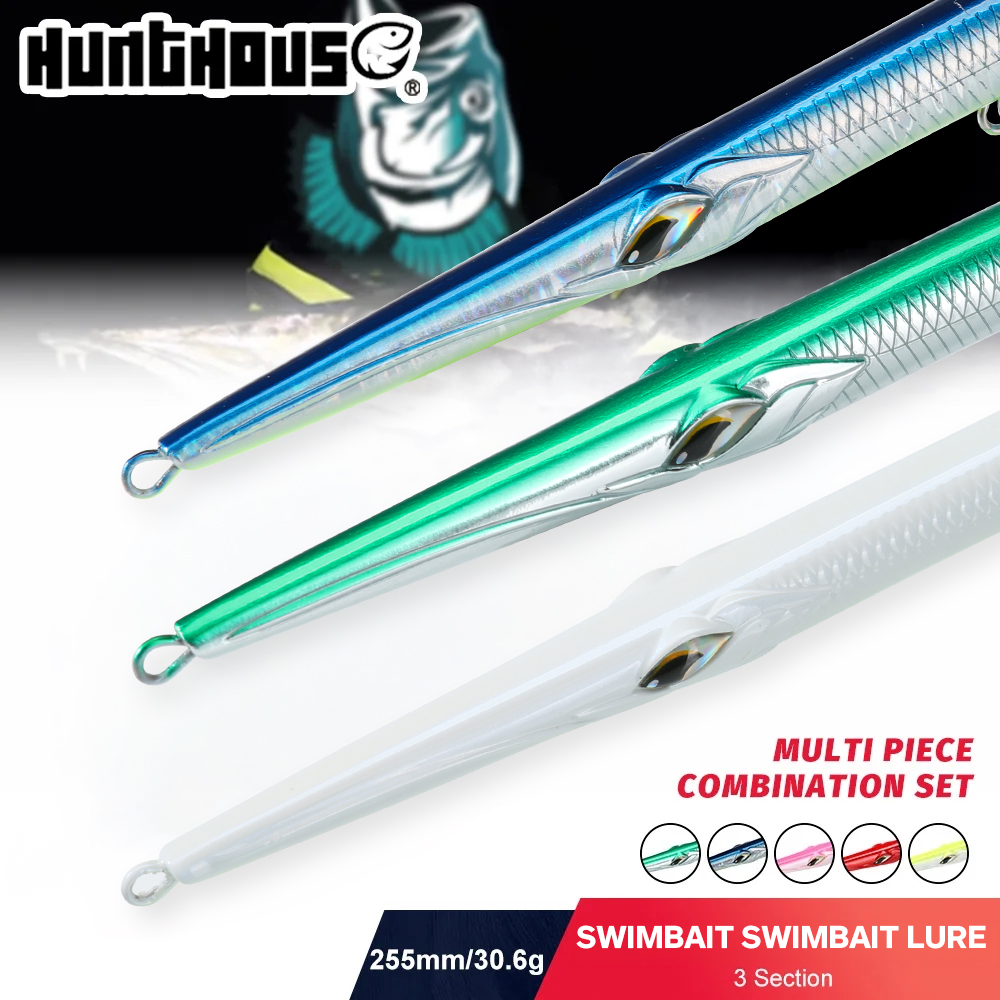 3D Printing Lure - Hunthouse 3PCS Swimbait 255 Pencil Fishing