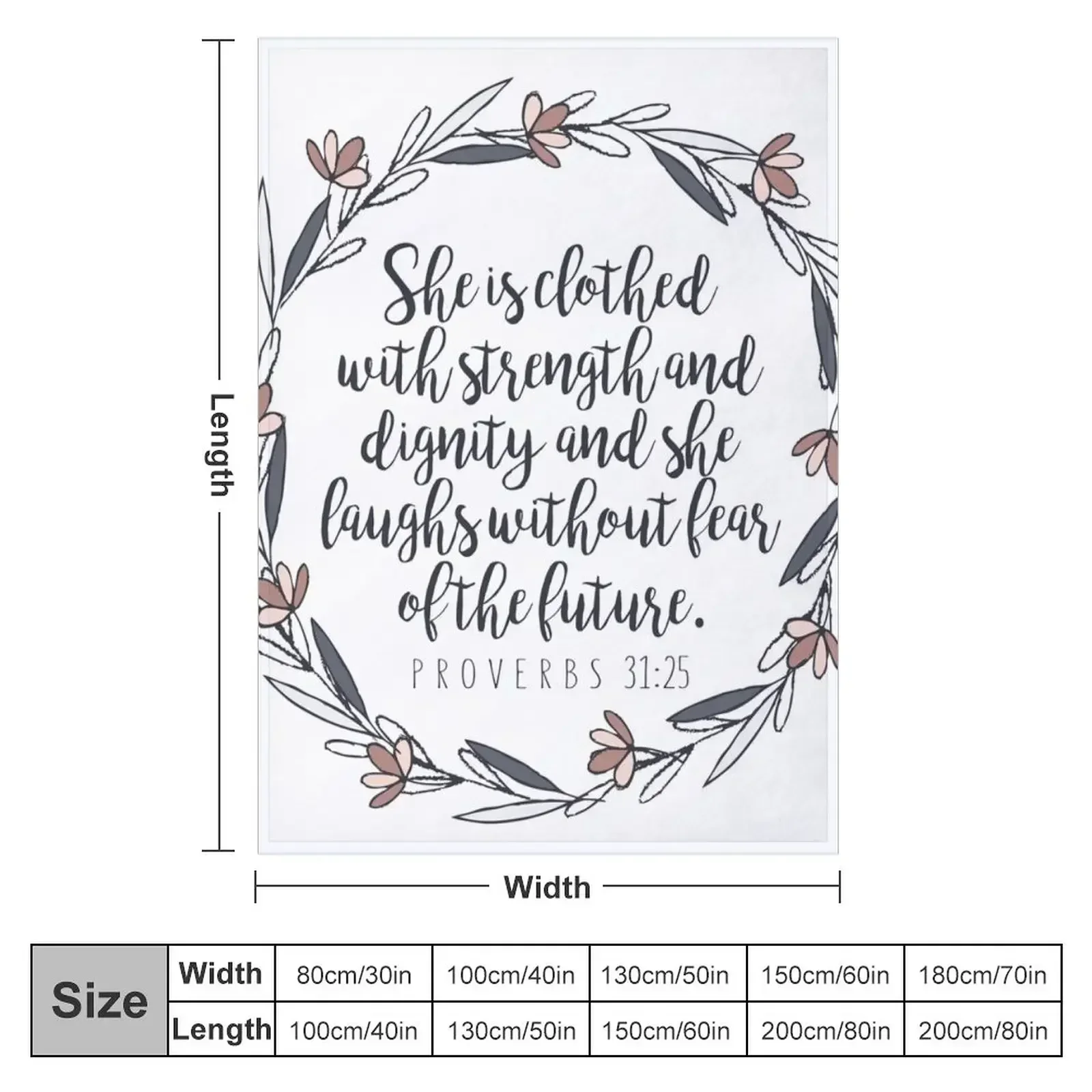 Bible Verse - Proverbs 31:25 T - 3D Printing Verse ulasan dan harga
