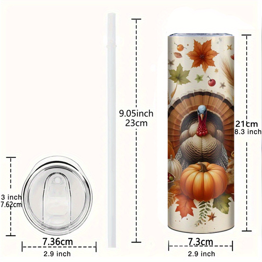 1pc Stainless Steel Tumbler wi - 3D Printing Stainless Steel ulasan dan harga