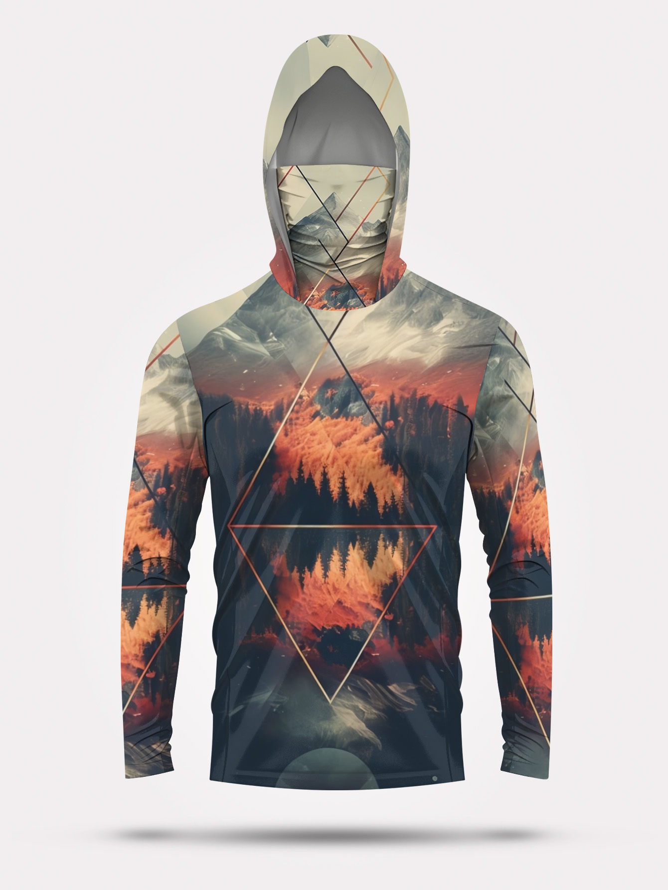 Outdoor Men's Fishing Hoodie B - 3D Printing Jersey ulasan dan harga