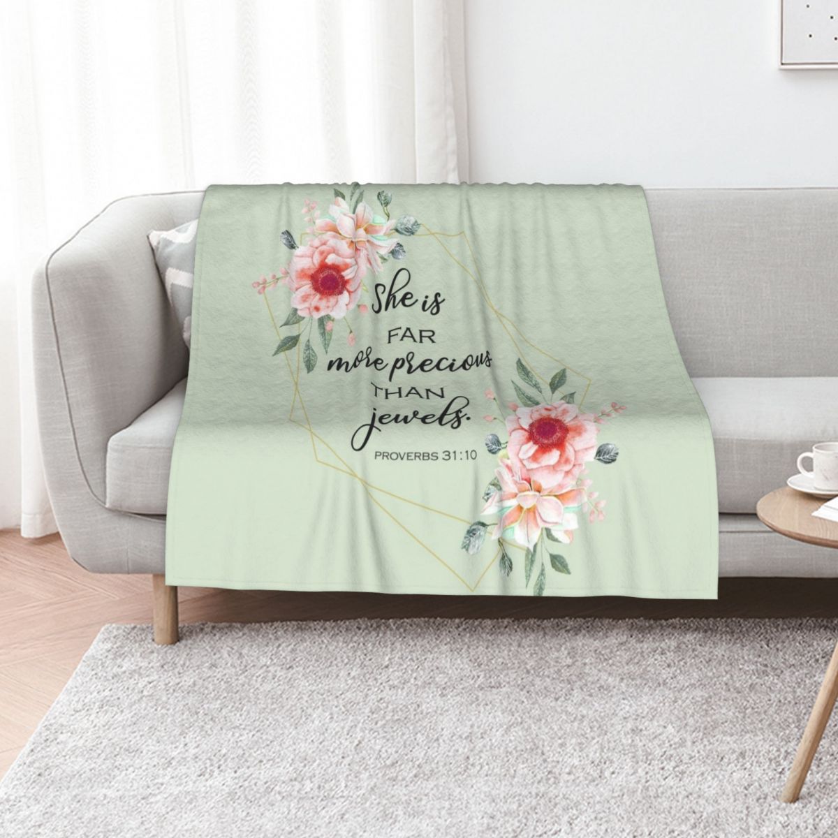 Bible verse, she is far more p - 3D Printing Verse ulasan dan harga