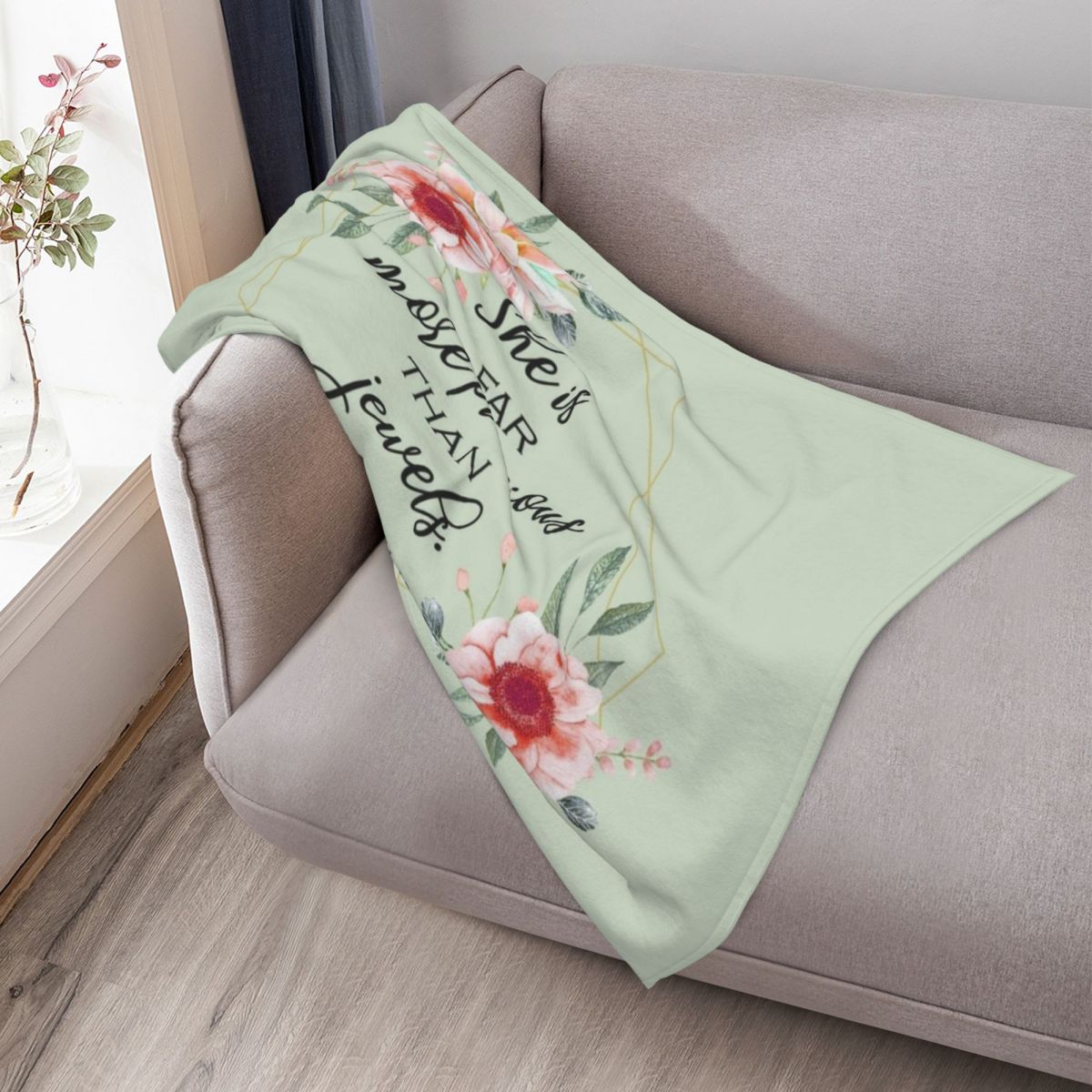 Bible verse, she is far more p - 3D Printing Verse ulasan dan harga