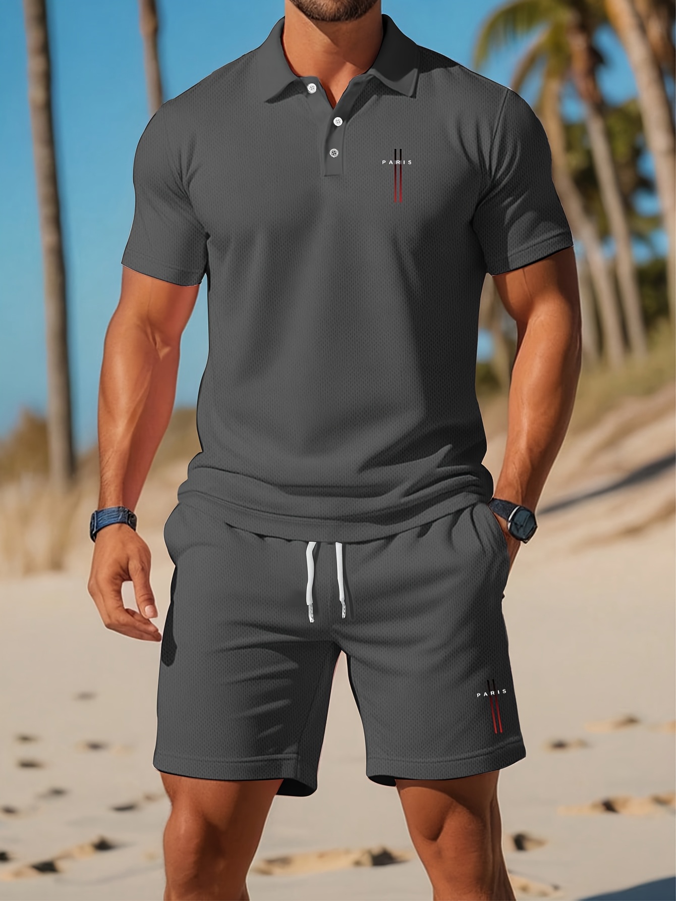 2026 Summer Men's Polo Shirt S - 3D Printing Jersey ulasan dan harga