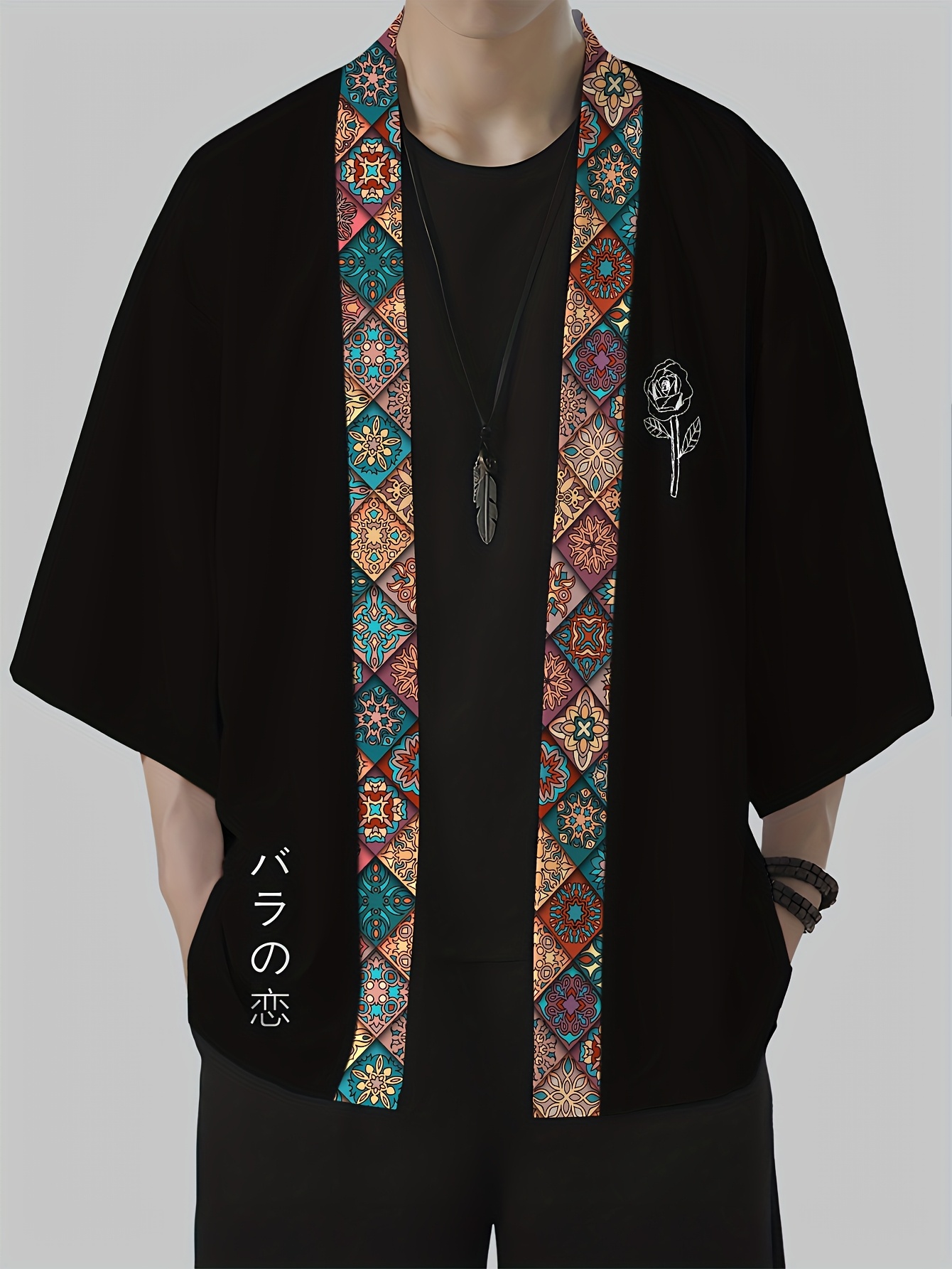 2026 Summer Men's Kimono 3D Pr - 3D Printing Design ulasan dan harga