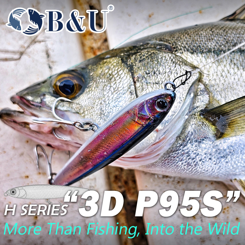B&U Sinking Pencil Fishing Lur - 3D Printing Lure ulasan dan harga