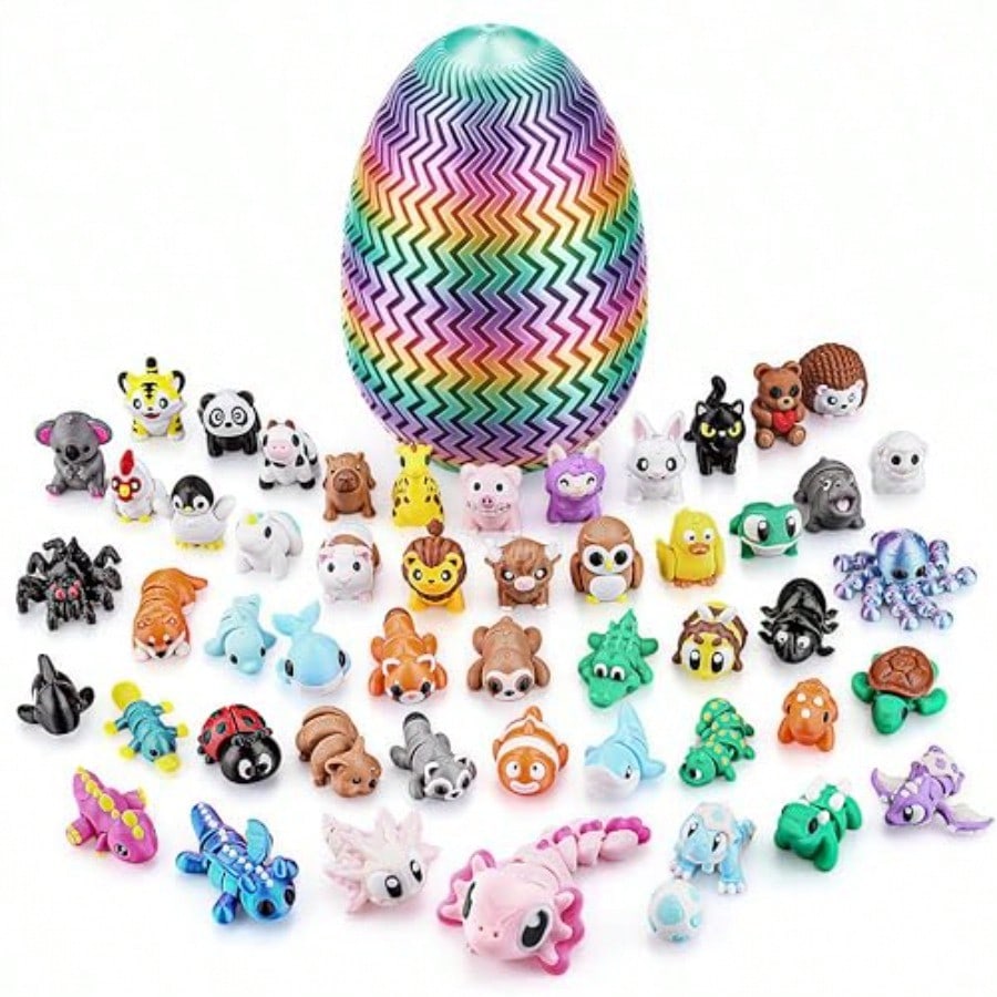 New 51PCS 3D Printed Animals E - 3D Printing Desk ulasan dan harga