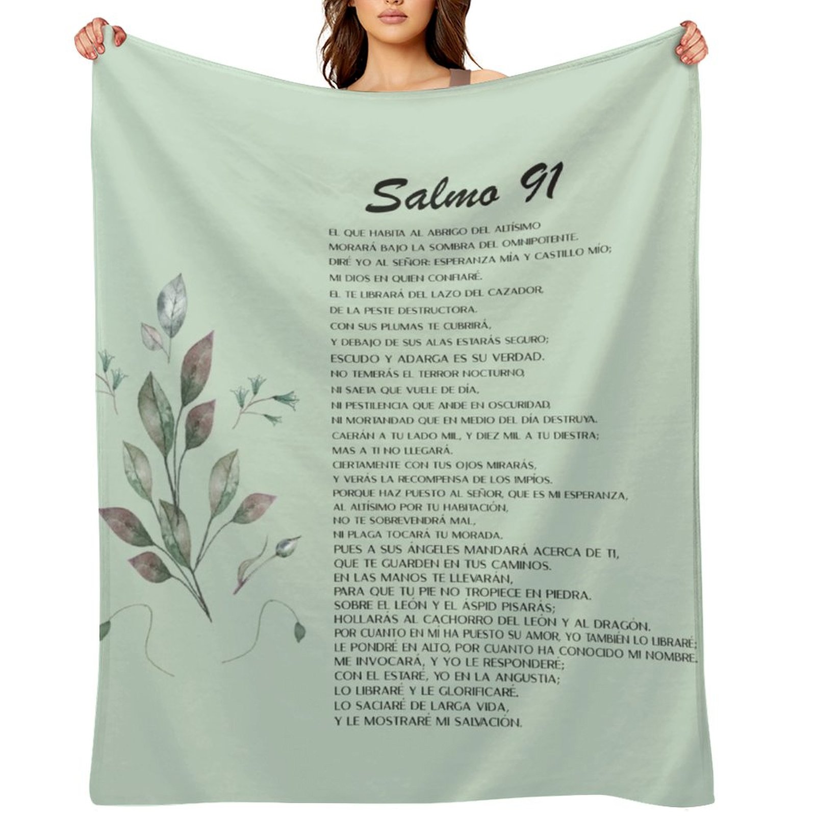 Salmo 91, Spanish Bible Verse  - 3D Printing Verse ulasan dan harga
