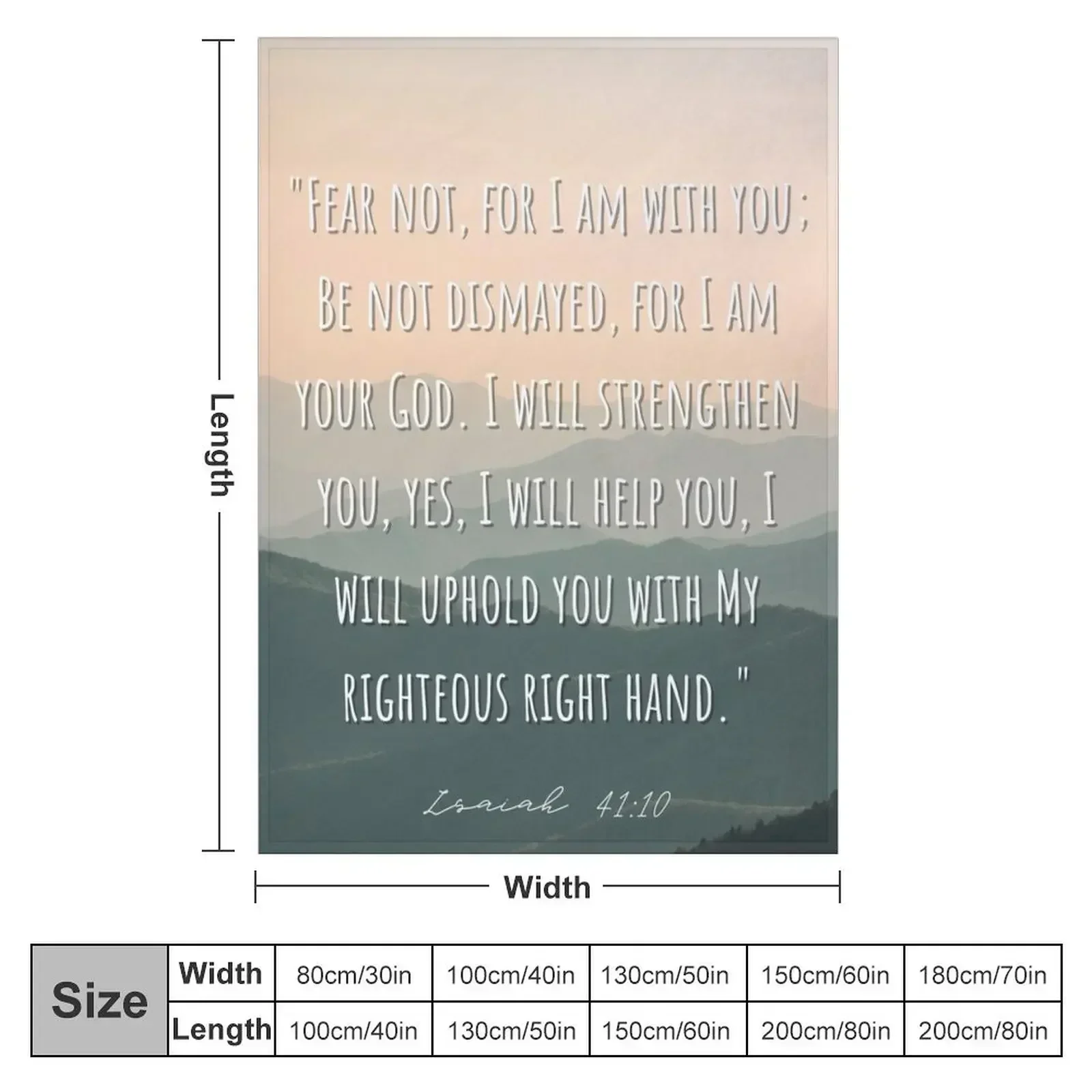 Christian Bible Verse Throw Bl - 3D Printing Verse ulasan dan harga