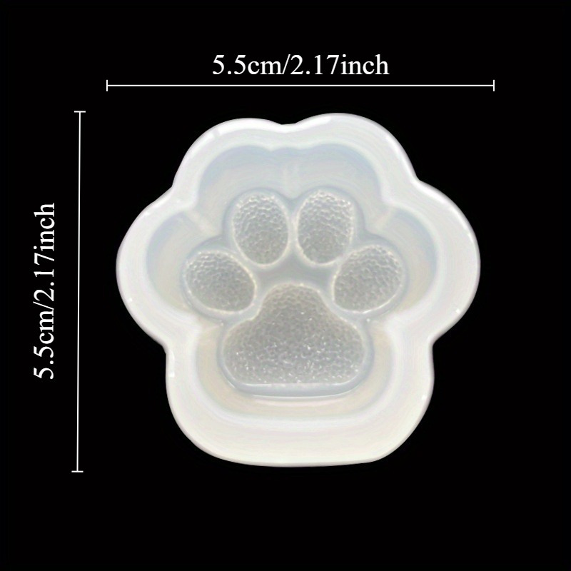 1pc Paw Print  Mold, Clear Epo - 3D Printing Epoxy Resin ulasan dan harga