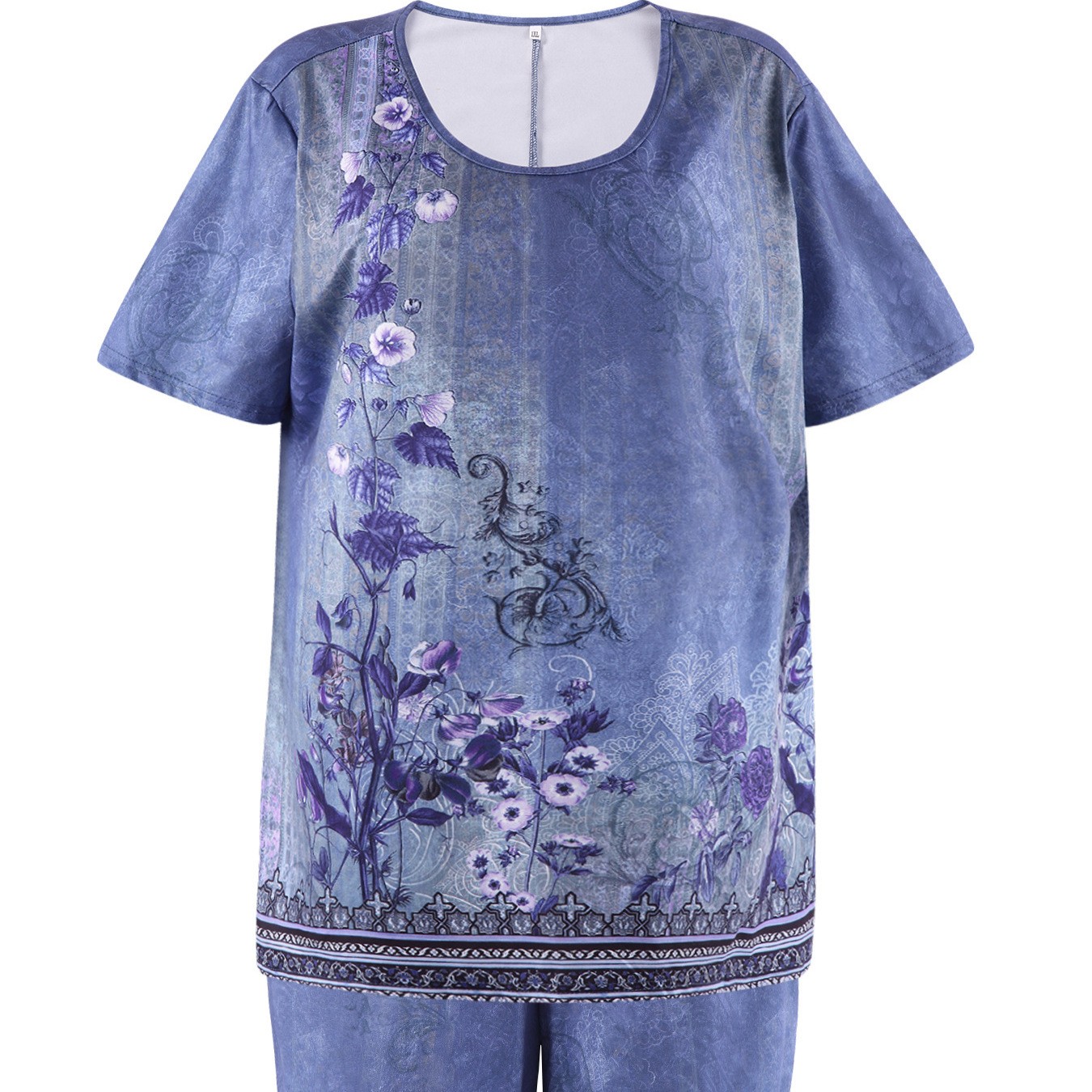 Women's Spring Summer Retro 3D - 3D Printing Jersey ulasan dan harga