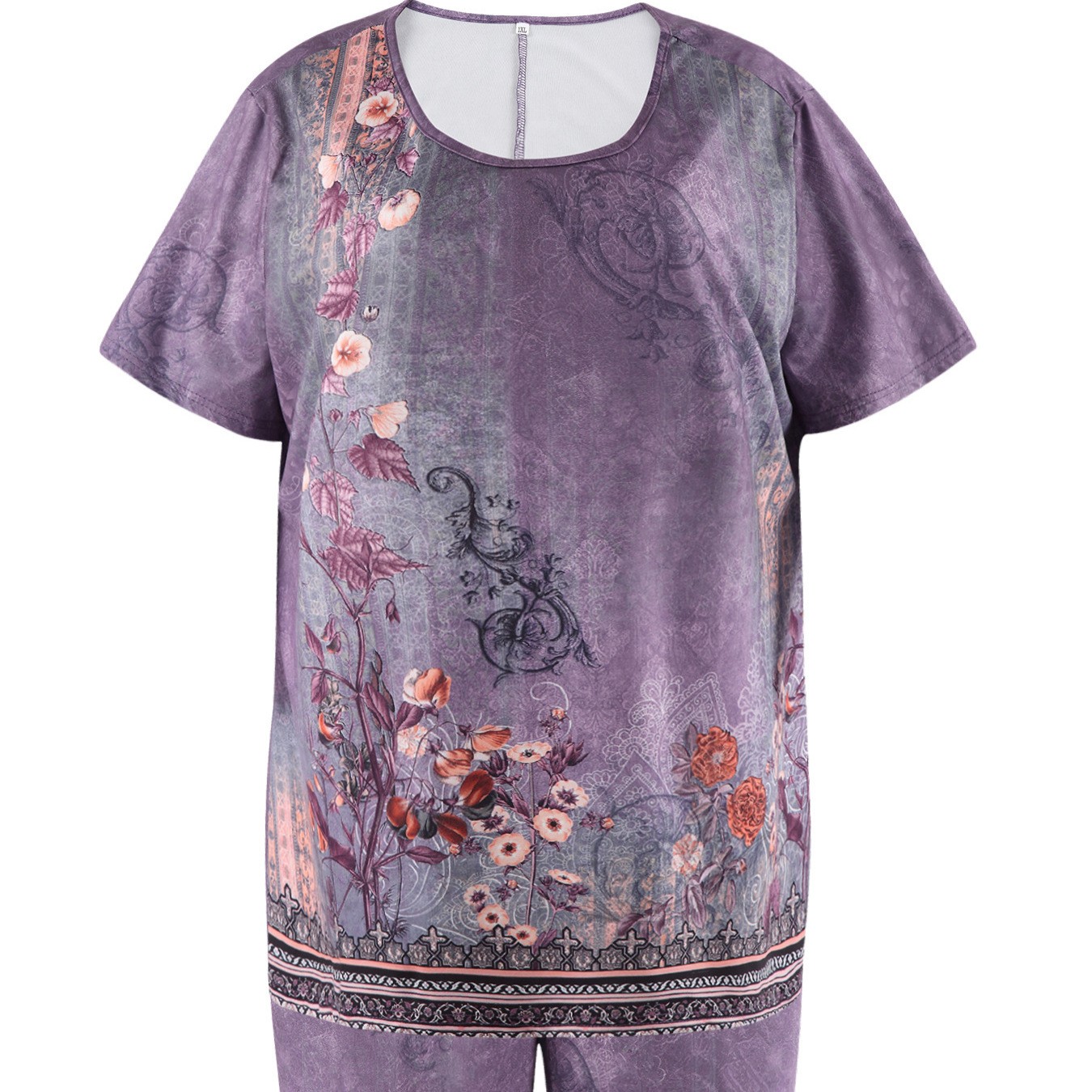 Women's Spring Summer Retro 3D - 3D Printing Jersey ulasan dan harga
