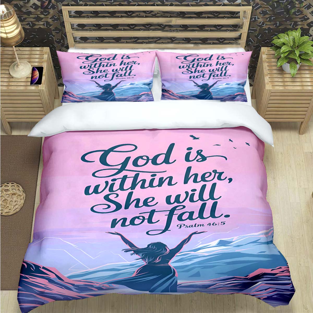Hot Bible Verses Jesus Print B - 3D Printing Verse ulasan dan harga