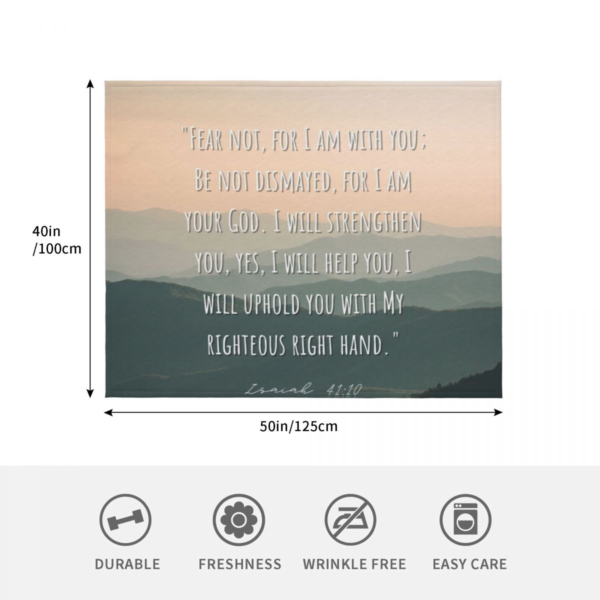 Christian Bible Verse Throw Bl - 3D Printing Verse ulasan dan harga
