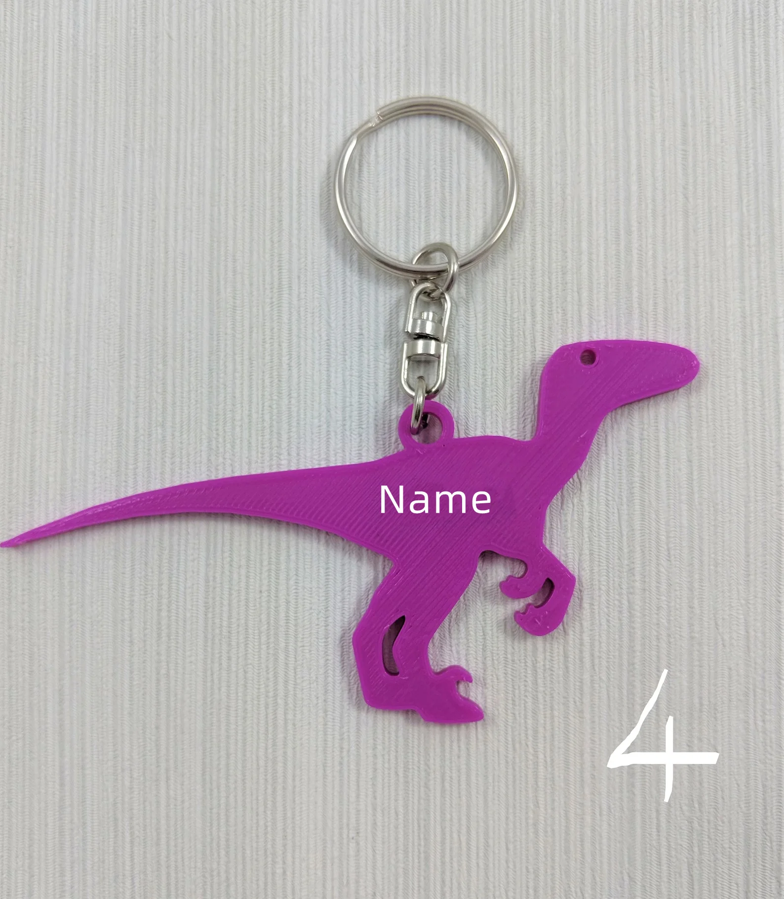 Custom Name Keychains 3D Print - 3D Printing Stainless Steel ulasan dan harga