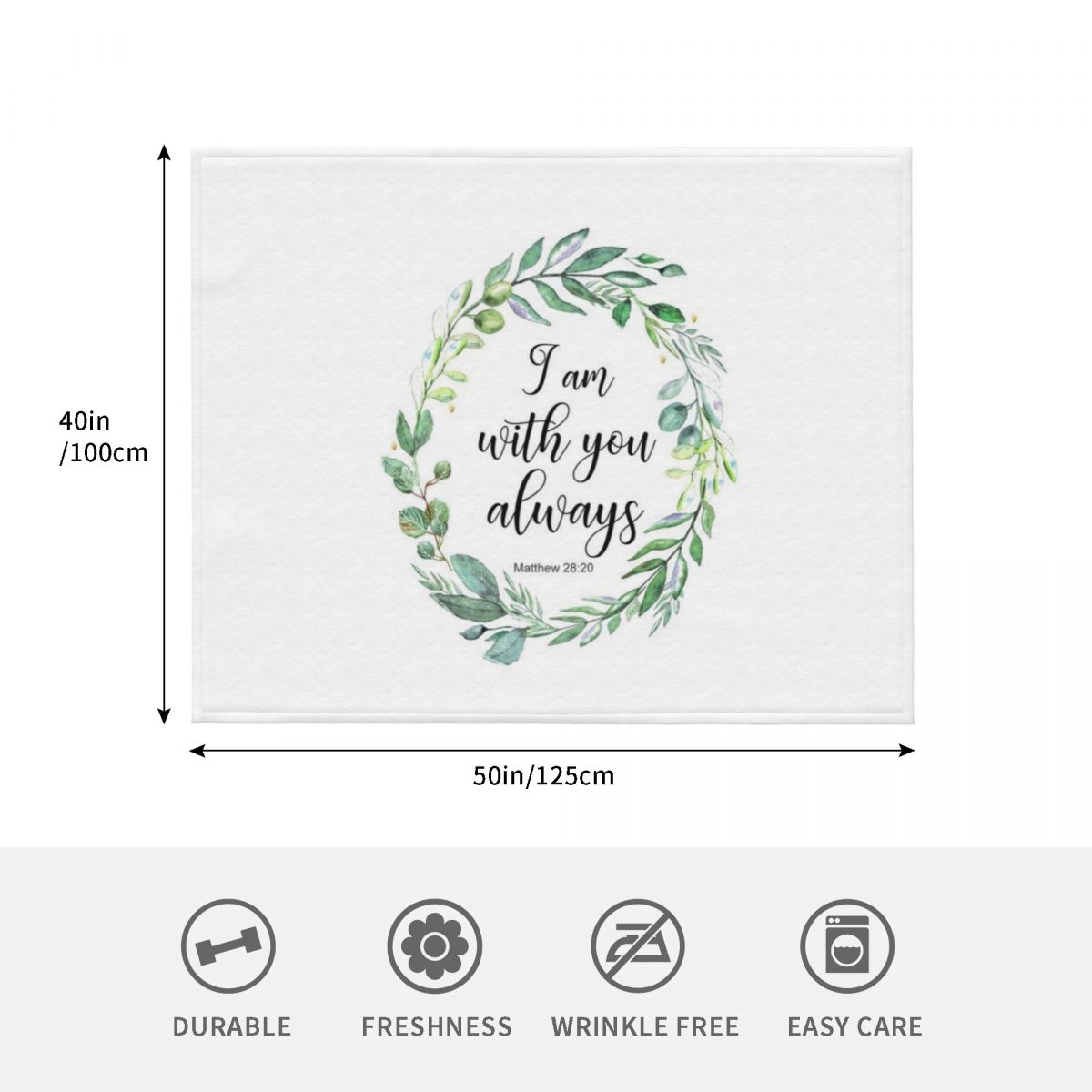 I am with you always bible ver - 3D Printing Verse ulasan dan harga