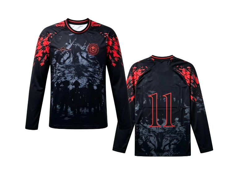 Black demon silhouette 3D prin - 3D Printing Jersey ulasan dan harga