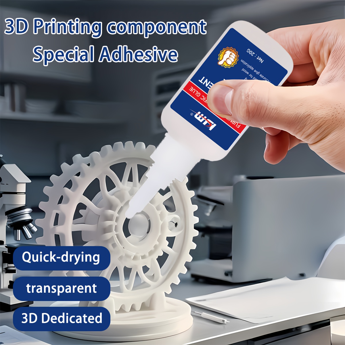 Quick Dry Transparent Adhesive - 3D Printing X Axis ulasan dan harga