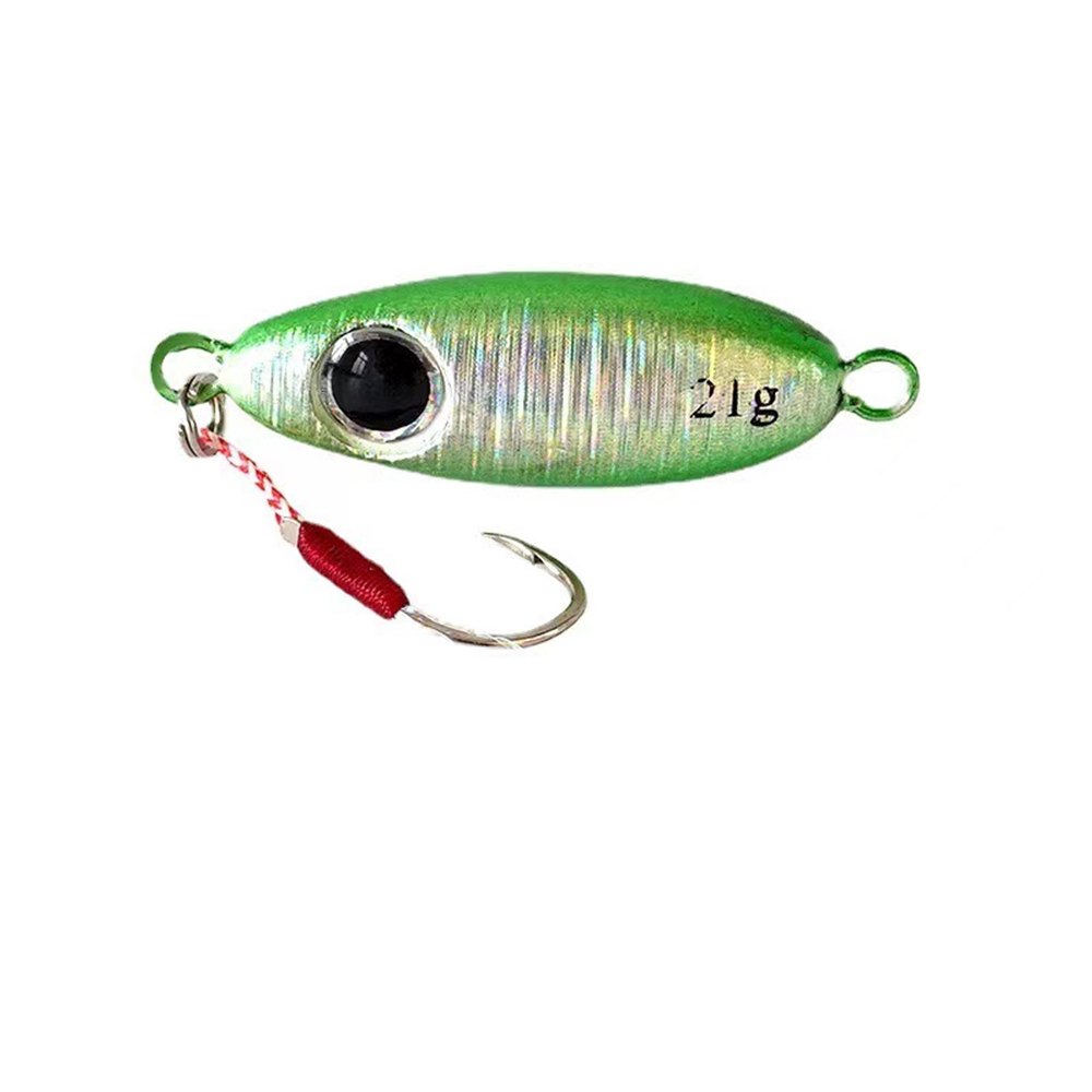 6pcs Micro Metal Jigging Fishi - 3D Printing Lure ulasan dan harga