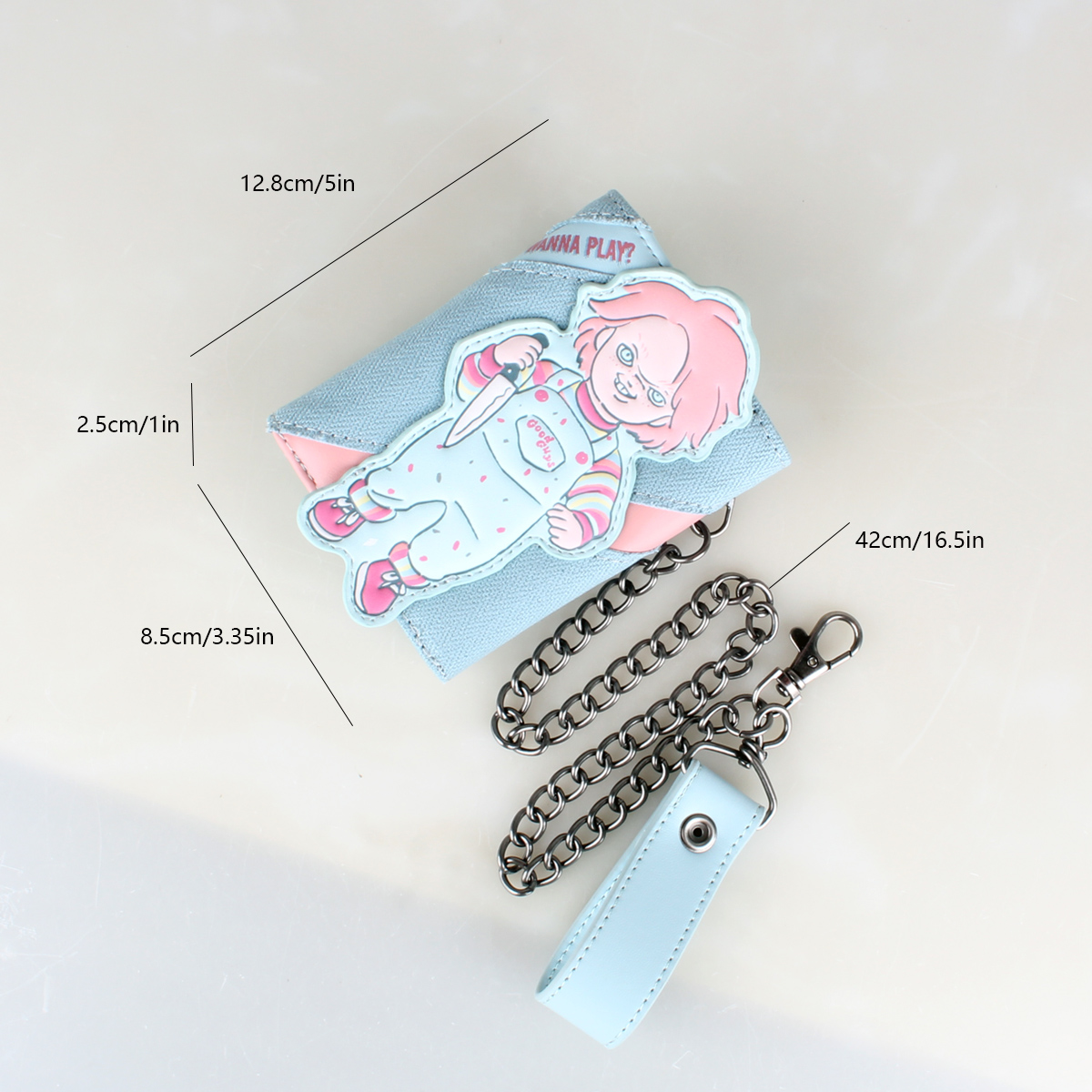 Stylish Triple Fold Chain Wall - 3D Printing Foto ulasan dan harga