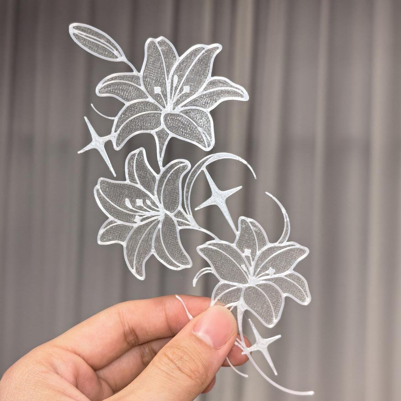 Korean style Imitation Organza - 3D Printing Journal ulasan dan harga