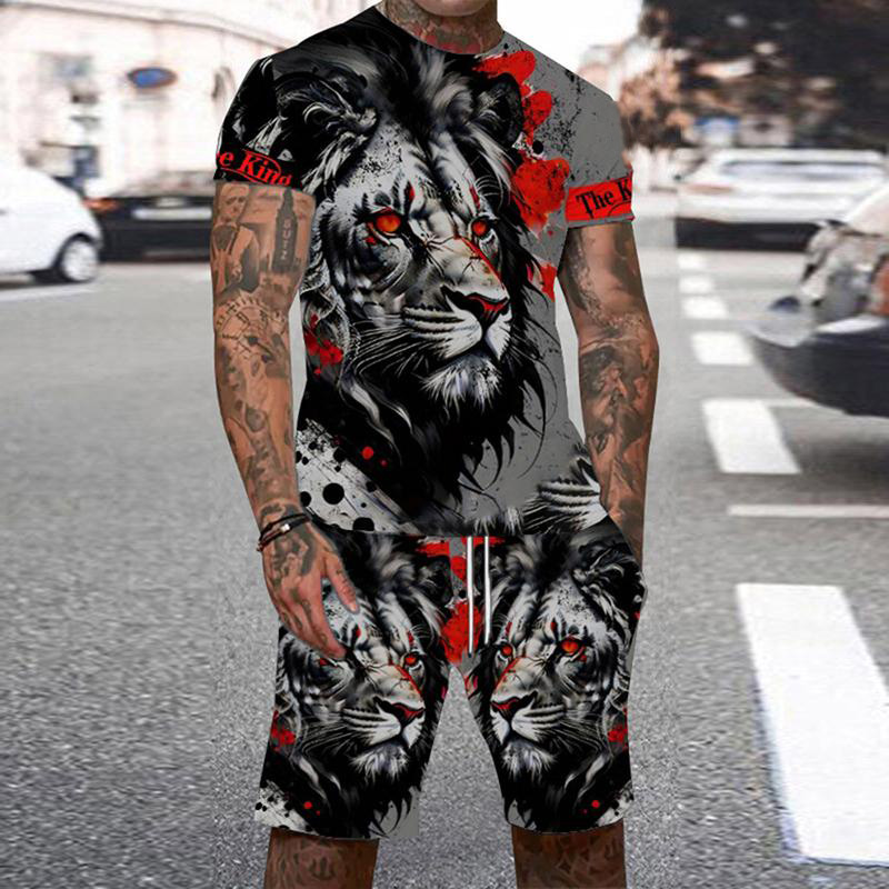 Animal Tiger Tracksuit 3D Prin - 3D Printing Jersey ulasan dan harga