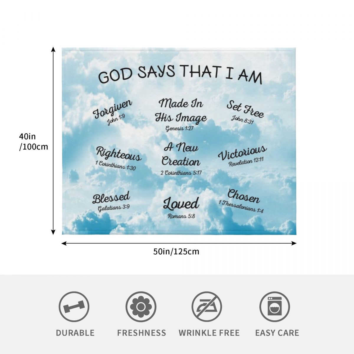 God Says That I Am | Inspirati - 3D Printing Verse ulasan dan harga
