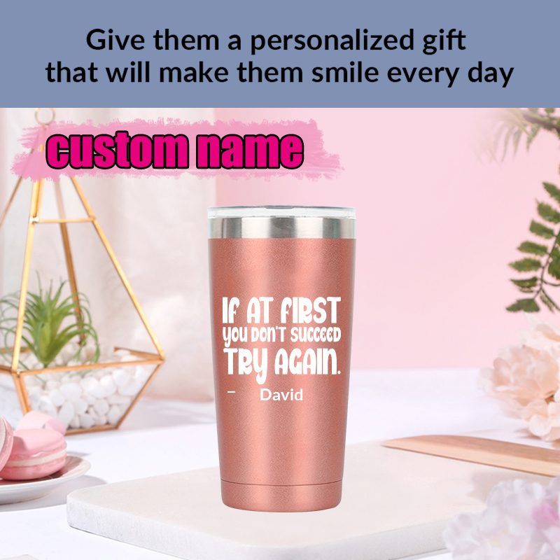 1pc Customized Name 20oz Car C - 3D Printing Stainless Steel ulasan dan harga