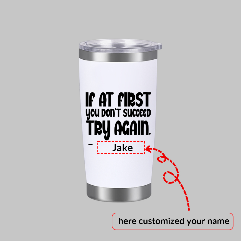 1pc Customized Name 20oz Car C - 3D Printing Stainless Steel ulasan dan harga