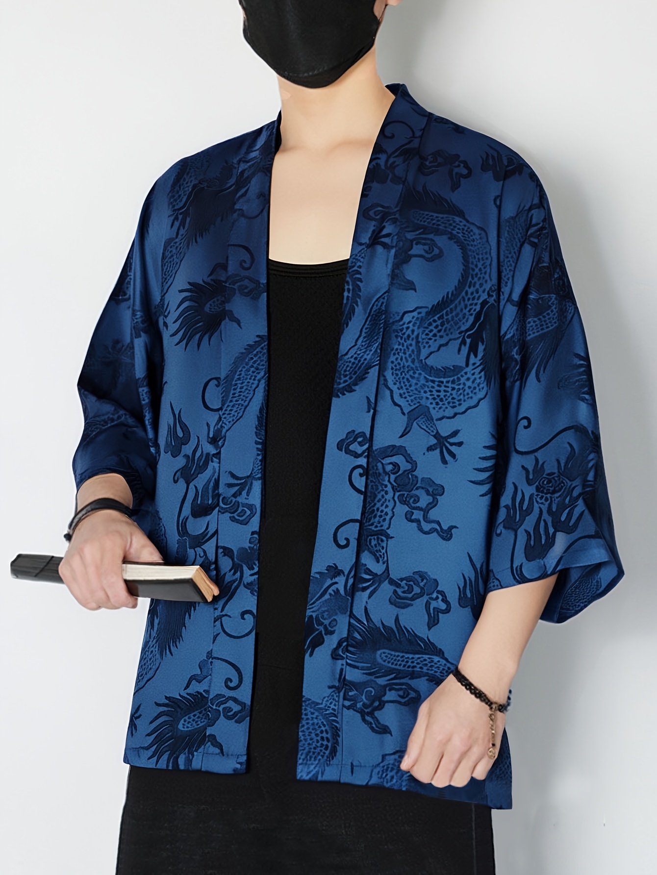 2026 Summer Men's Kimono 3D Pr - 3D Printing Design ulasan dan harga