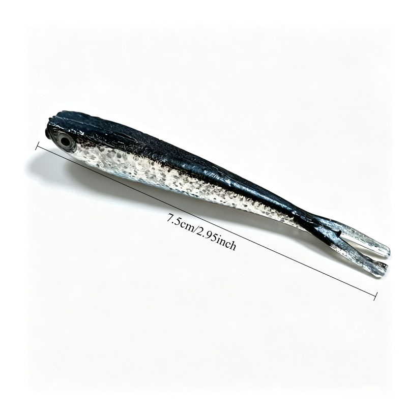 10/20/30Pcs Split Tail Minnow  - 3D Printing Lure ulasan dan harga