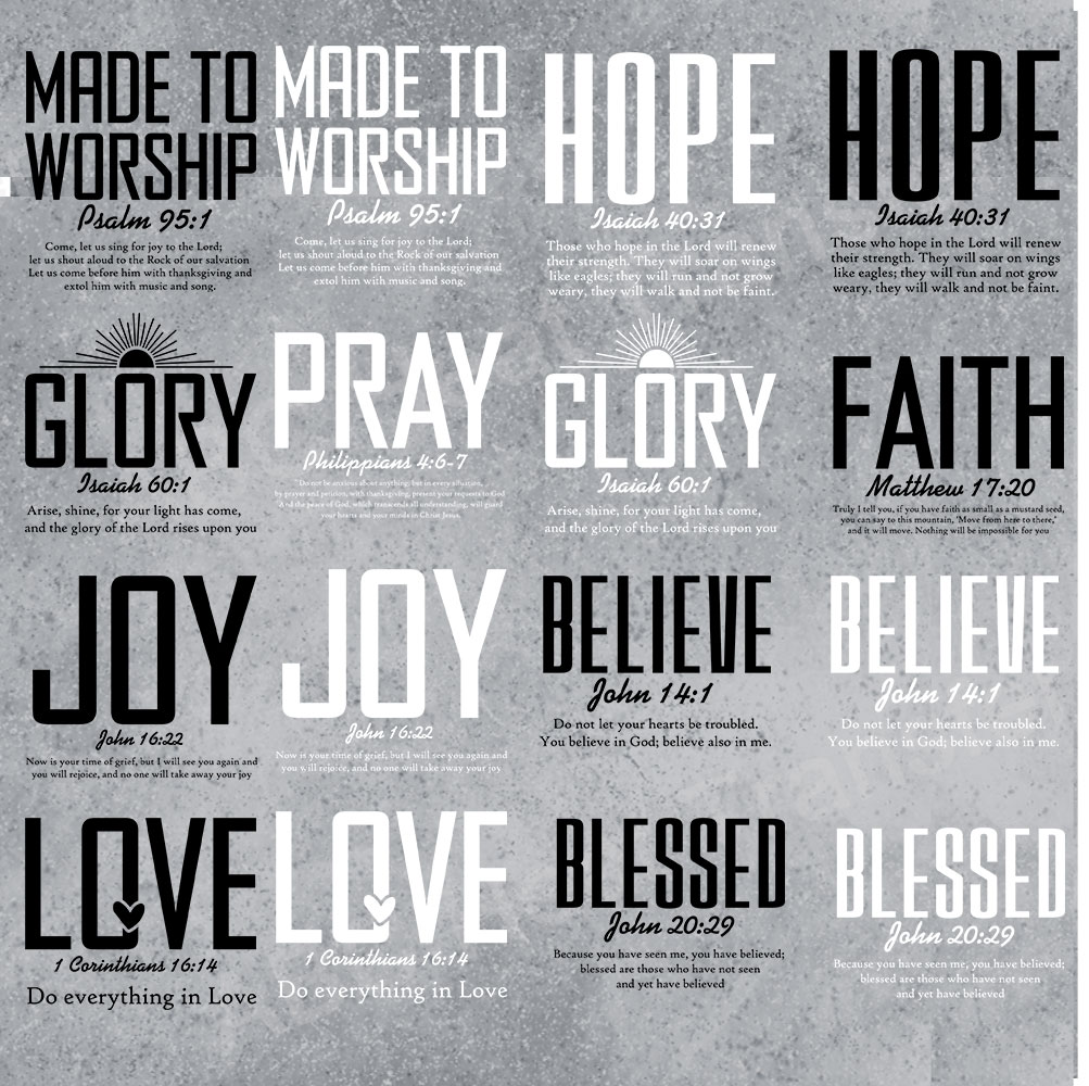 Christian Bible Verse Digital  - 3D Printing Verse ulasan dan harga