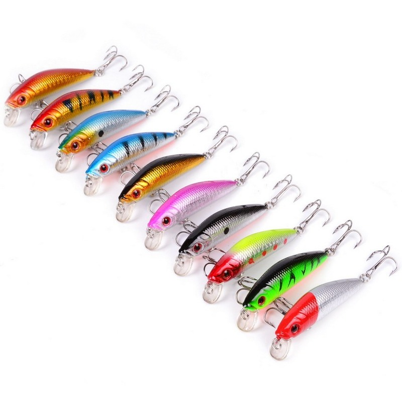 Fishing Lure 70mm 8g 3D Eyes C - 3D Printing Lure ulasan dan harga