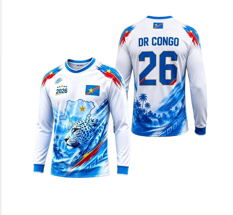 2026 Congo round neck long sle - 3D Printing Jersey ulasan dan harga