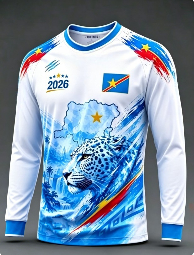 2026 Congo round neck long sle - 3D Printing Jersey ulasan dan harga