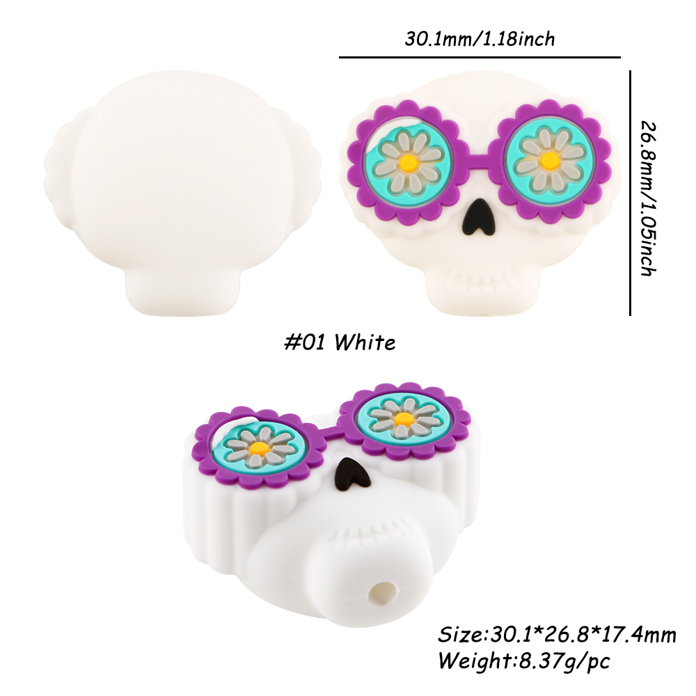 8pcs 3D Silicone Focus Beads A - 3D Printing Jewelry ulasan dan harga