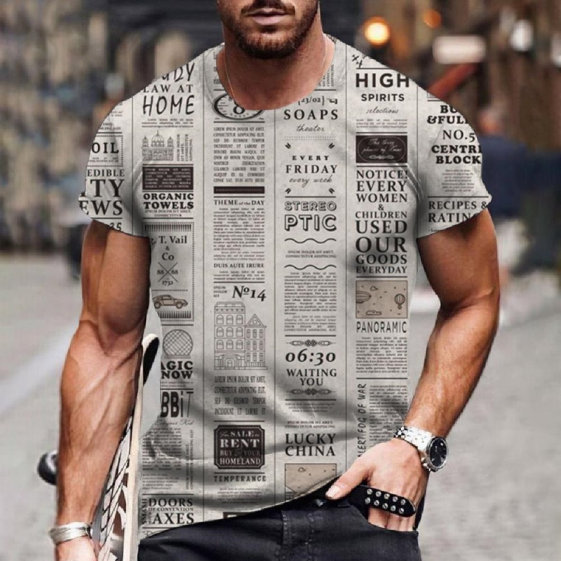 Newspaper Journals Pattern T-S - 3D Printing Journal ulasan dan harga