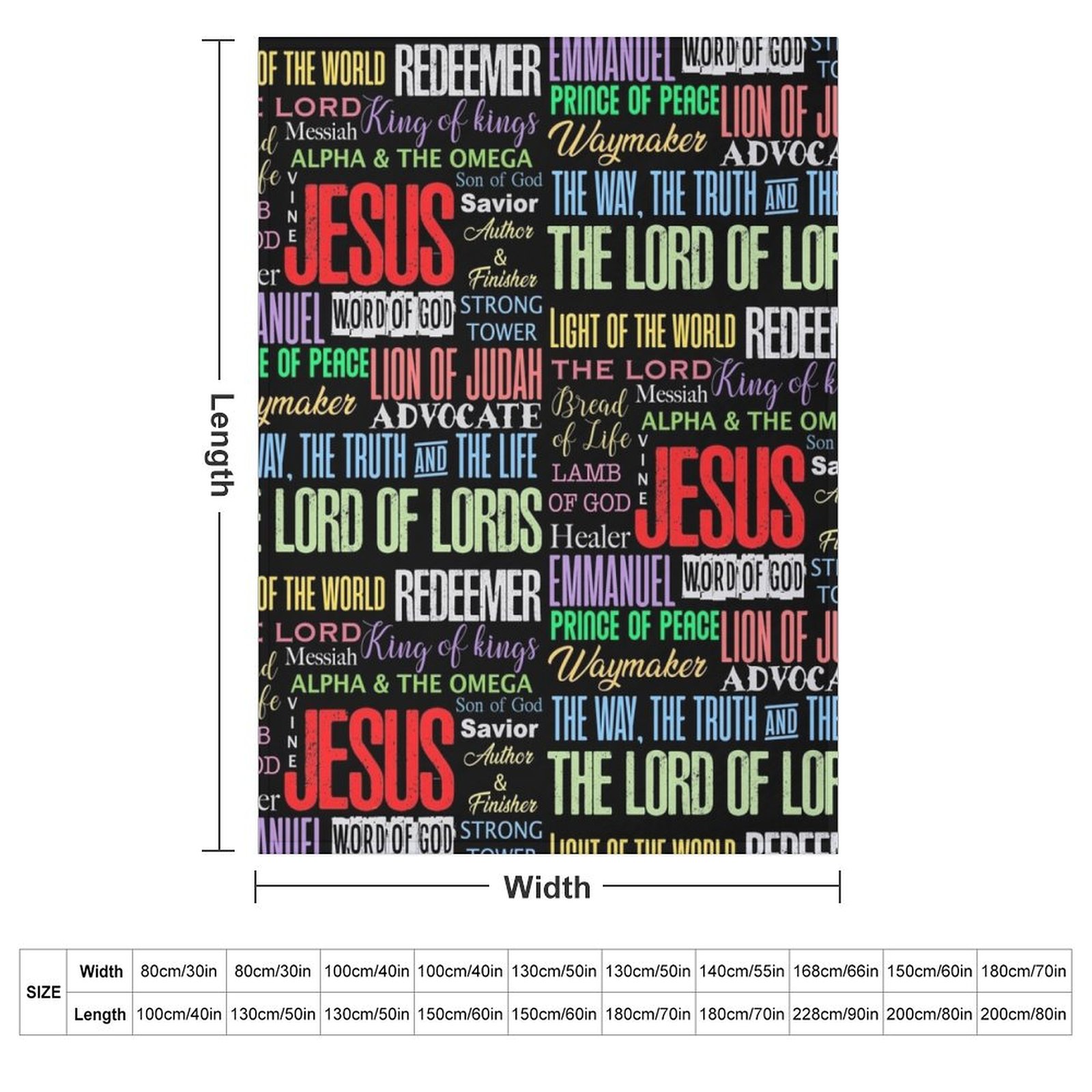 Names of God Lord Jesus Christ - 3D Printing Verse ulasan dan harga