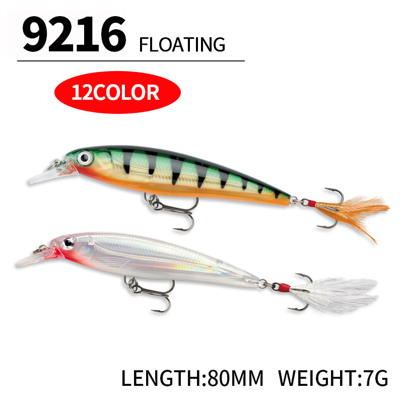 Floating Minnow Fishing Lures  - 3D Printing Lure ulasan dan harga