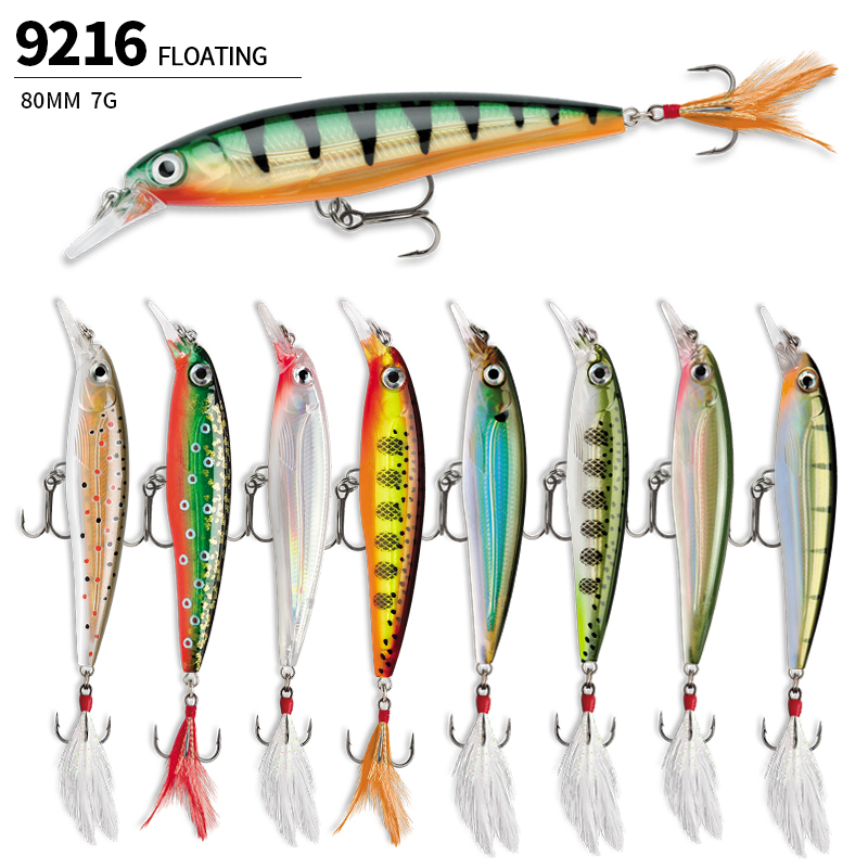 Floating Minnow Fishing Lures  - 3D Printing Lure ulasan dan harga