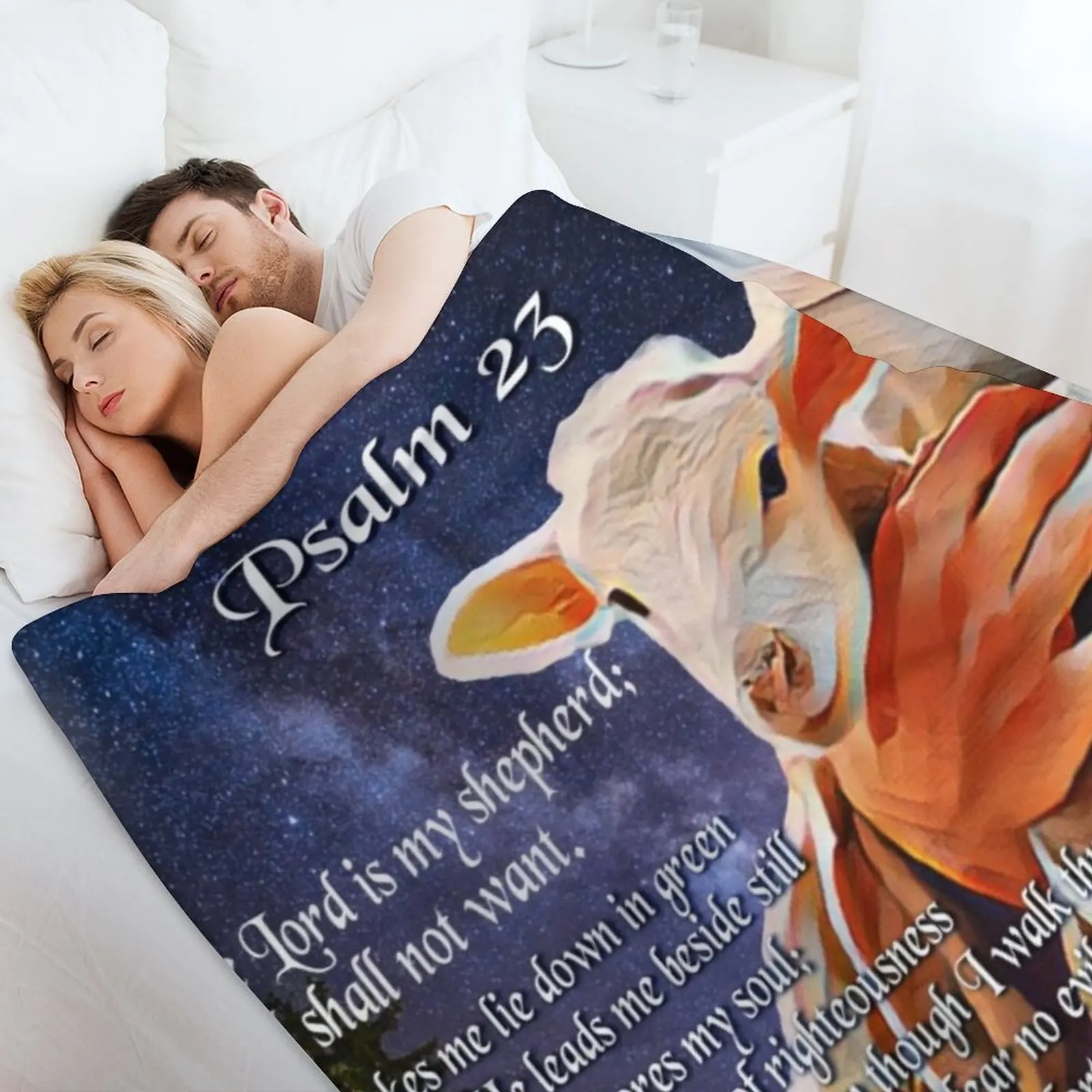 Psalm 23 Bible Verse Throw Bla - 3D Printing Verse ulasan dan harga