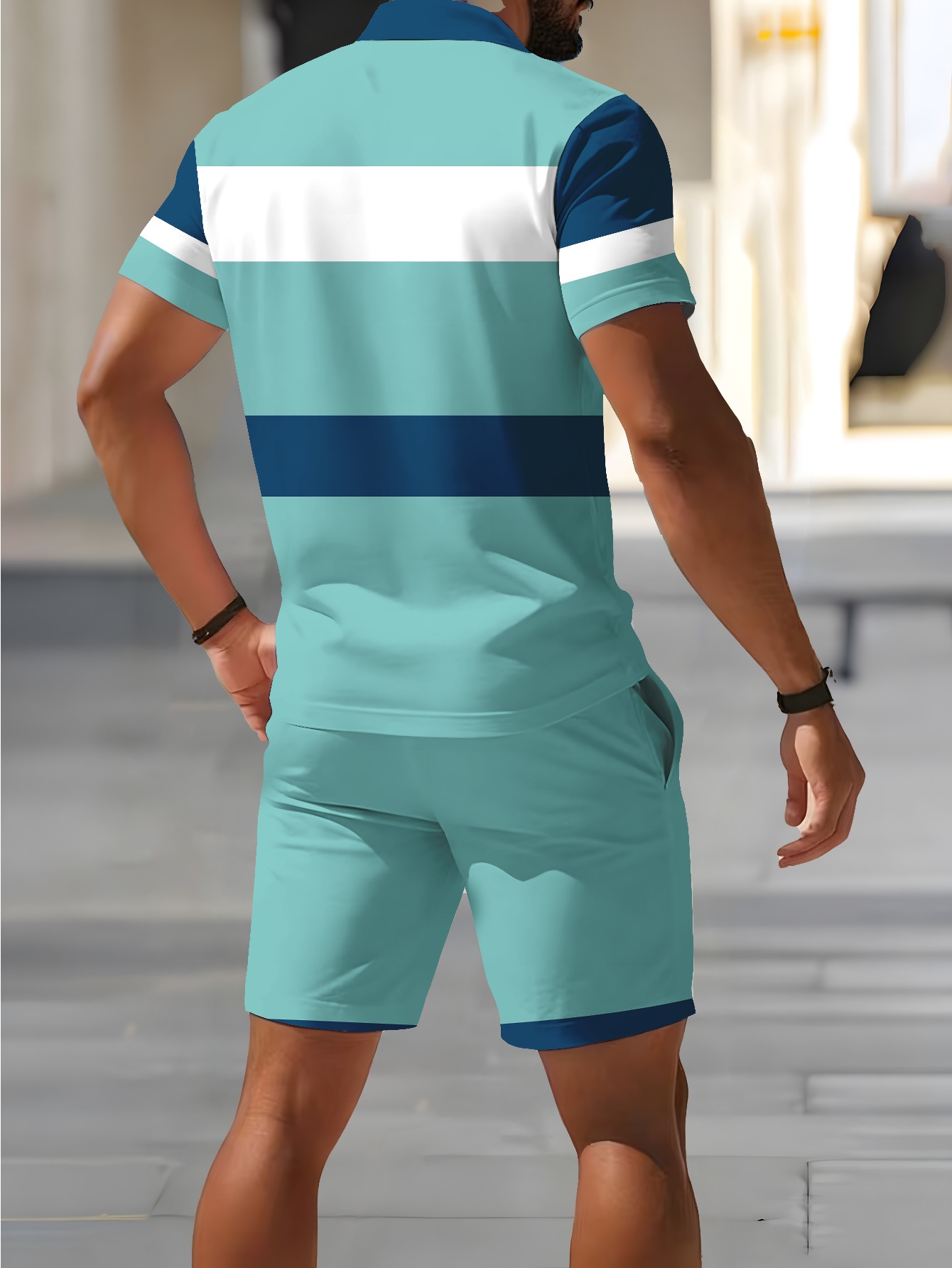 2026 Summer Men's Polo Shirt S - 3D Printing Design ulasan dan harga