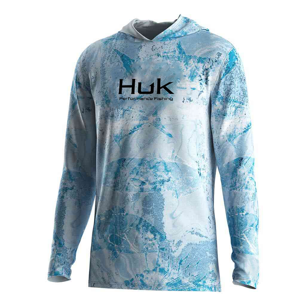 Mens Fishing UV Protection-Blu - 3D Printing Lure ulasan dan harga