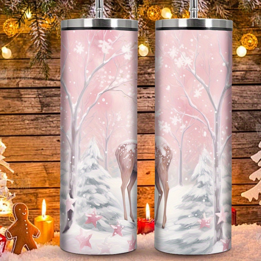 1pc Festive 20oz Stainless Ste - 3D Printing Stainless Steel ulasan dan harga