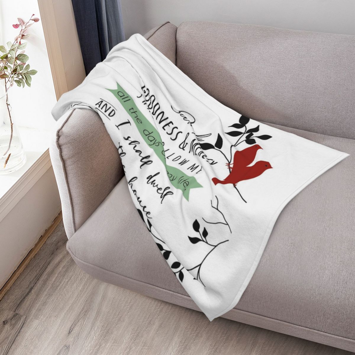 Bible Verses Throw Blanket Ele - 3D Printing Verse ulasan dan harga