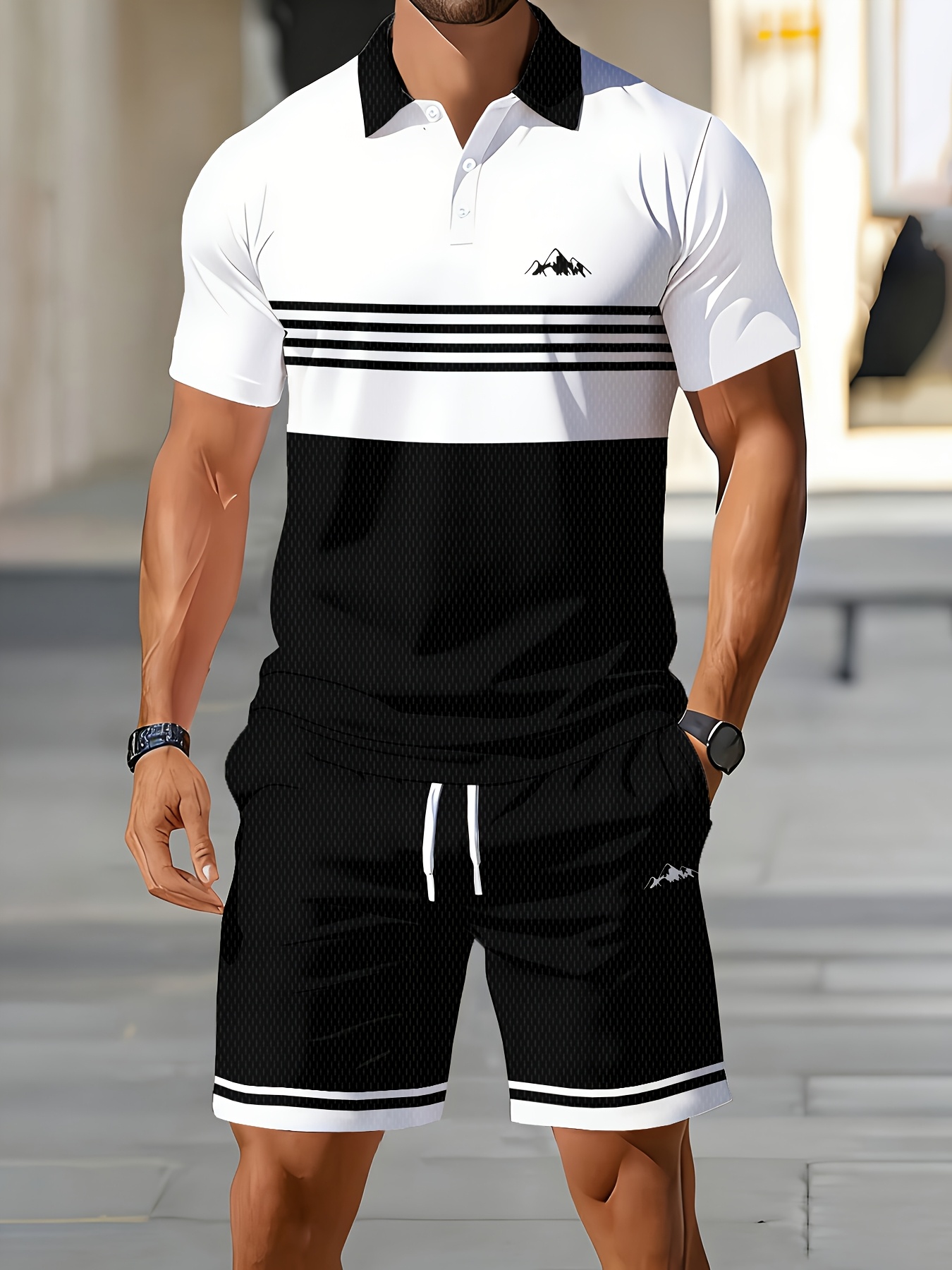 2026 Summer Men's Polo Shirt S - 3D Printing Design ulasan dan harga