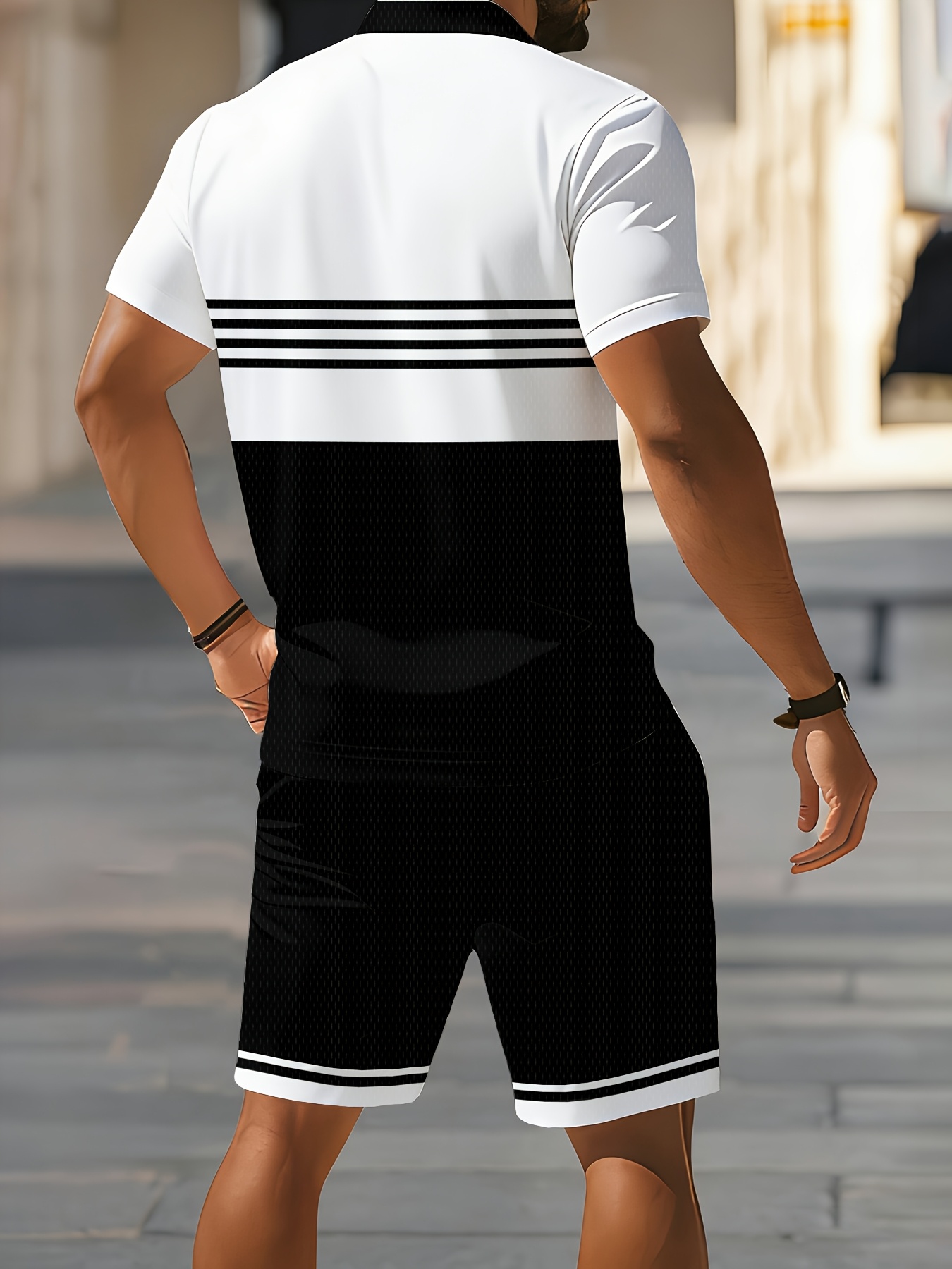 2026 Summer Men's Polo Shirt S - 3D Printing Design ulasan dan harga