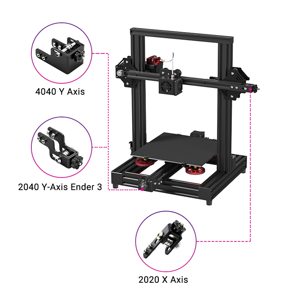 3D Printer Parts Belt Tensione - 3D Printing X Axis ulasan dan harga
