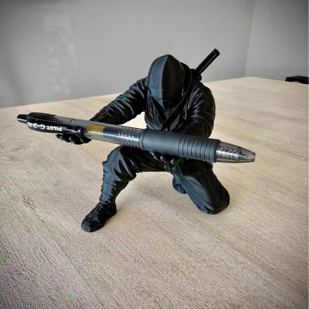 3d‑Printed Ninja Pen Holder Cr - 3D Printing Desk ulasan dan harga